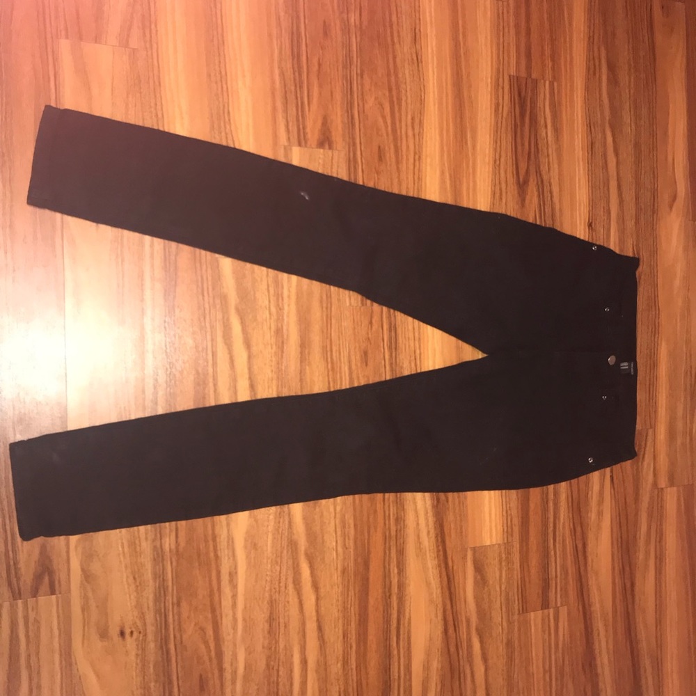 Forever21 high-waisted black colored jeans